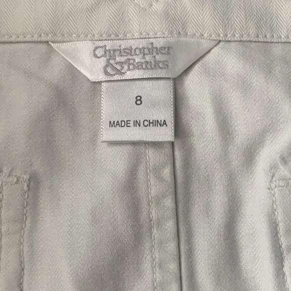 Christopher & Banks Khaki skirt size 8 - Picture 4 of 7